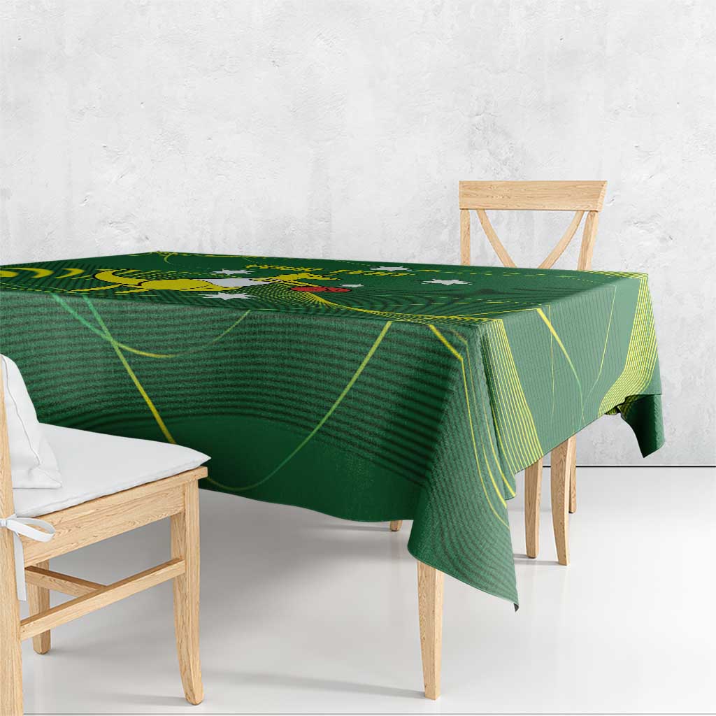Personalised Australia Go Paris 2024 Tablecloth National Color Ver1