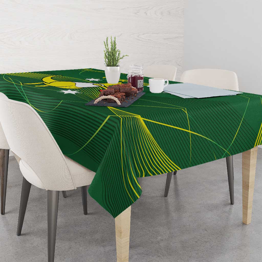 Personalised Australia Go Paris 2024 Tablecloth National Color Ver1