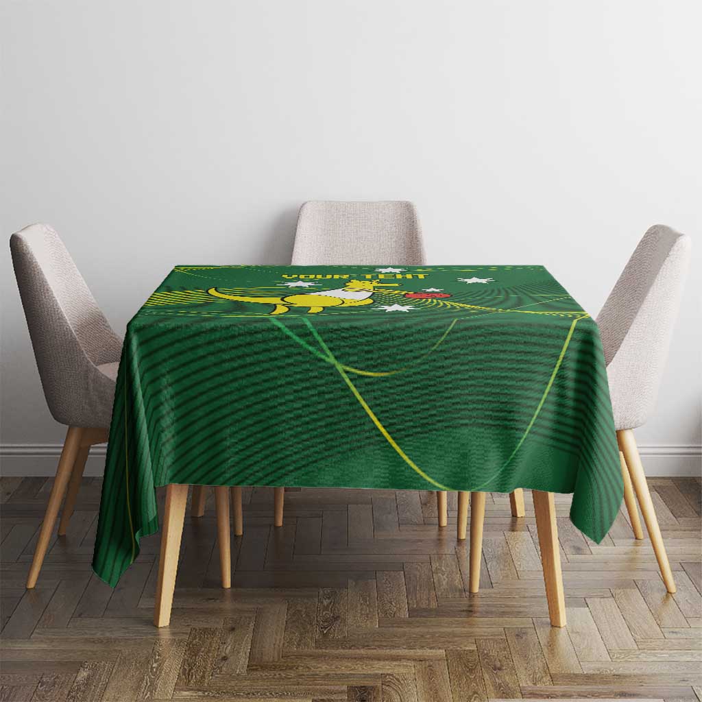 Personalised Australia Go Paris 2024 Tablecloth National Color Ver1