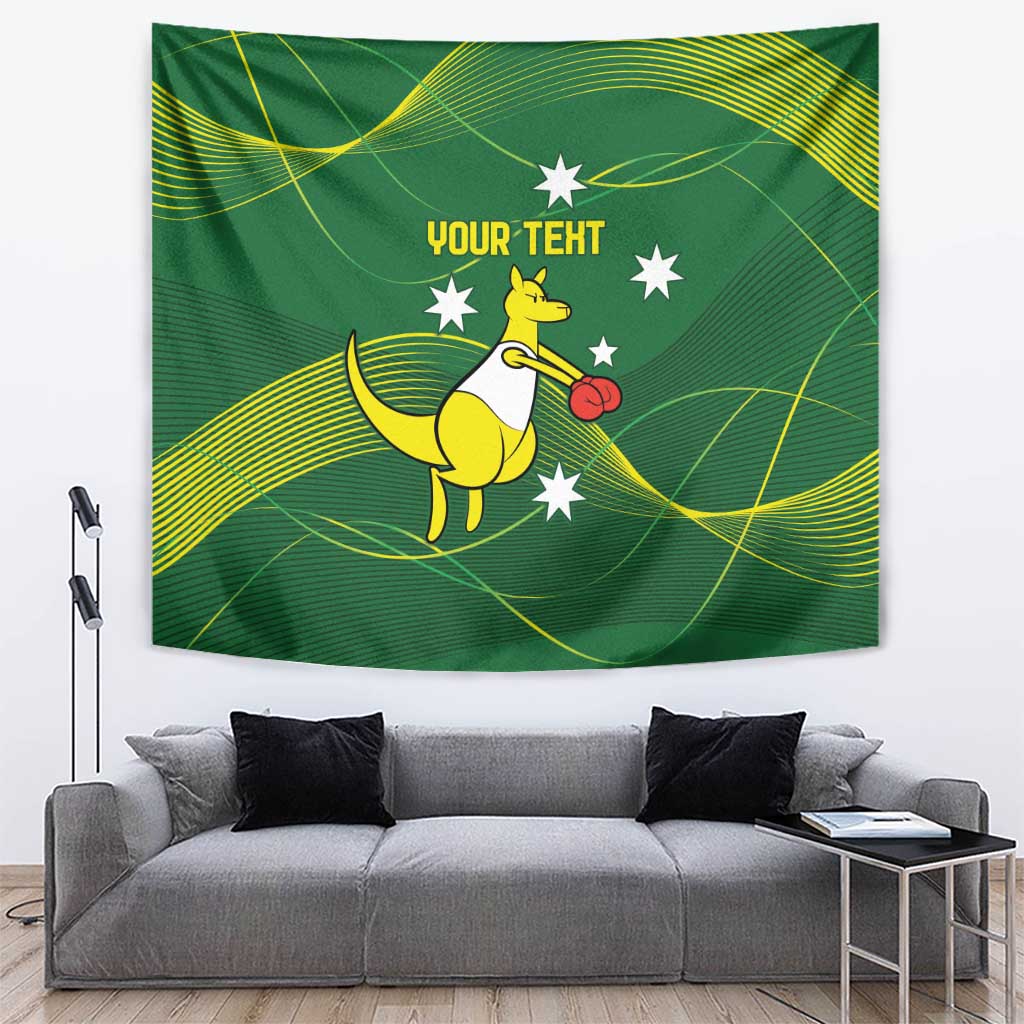 Personalised Australia Go Paris 2024 Tapestry National Color Ver1