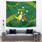 Personalised Australia Go Paris 2024 Tapestry National Color Ver1