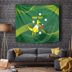 Personalised Australia Go Paris 2024 Tapestry National Color Ver1