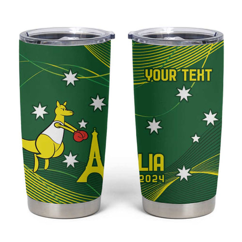 Personalised Australia Go Paris 2024 Tumbler Cup National Color Ver1