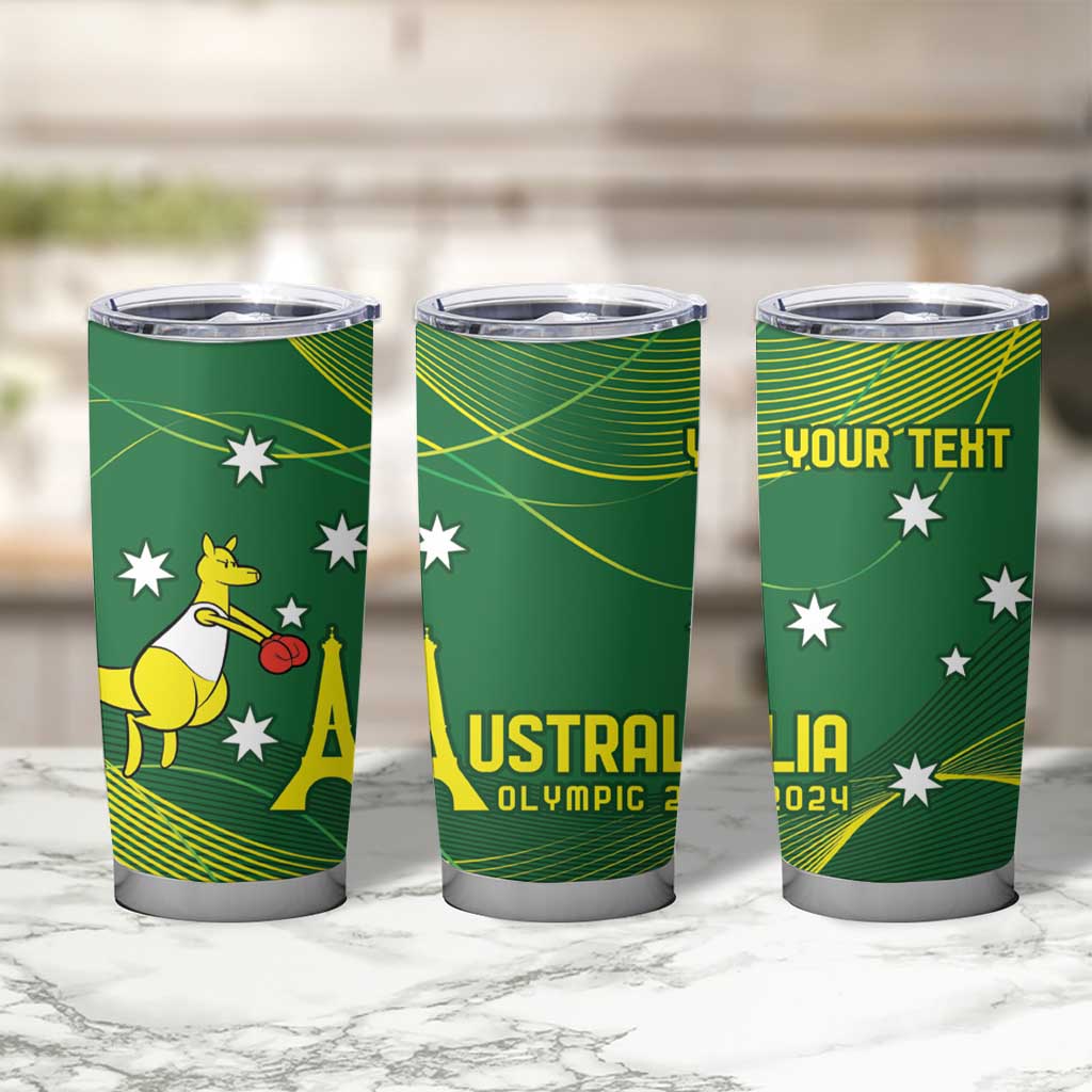 Personalised Australia Go Paris 2024 Tumbler Cup National Color Ver1