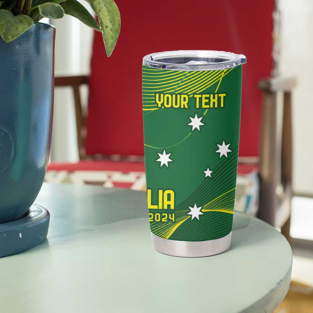 Personalised Australia Go Paris 2024 Tumbler Cup National Color Ver1
