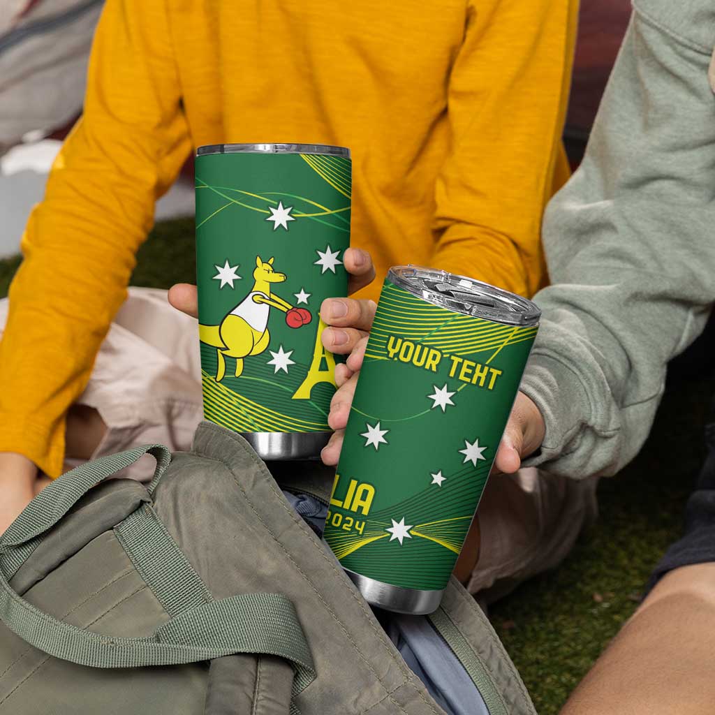 Personalised Australia Go Paris 2024 Tumbler Cup National Color Ver1