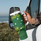 Personalised Australia Go Paris 2024 Tumbler With Handle National Color Ver1