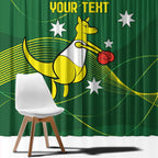 Personalised Australia Go Paris 2024 Window Curtain National Color Ver1
