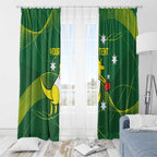 Personalised Australia Go Paris 2024 Window Curtain National Color Ver1