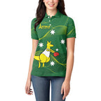 Personalised Australia Go Paris 2024 Women Polo Shirt National Color Ver1