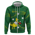 Personalised Australia Go Paris 2024 Zip Hoodie National Color Ver1