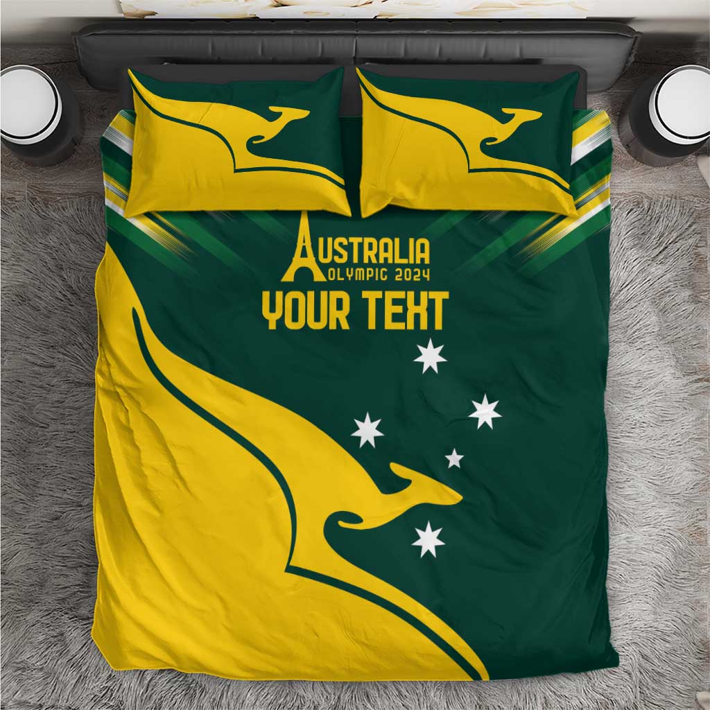 Personalised Australia Go Paris 2024 Bedding Set National Color Ver2