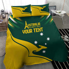 Personalised Australia Go Paris 2024 Bedding Set National Color Ver2