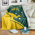 Personalised Australia Go Paris 2024 Blanket National Color Ver2