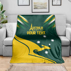 Personalised Australia Go Paris 2024 Blanket National Color Ver2