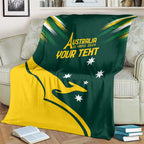Personalised Australia Go Paris 2024 Blanket National Color Ver2