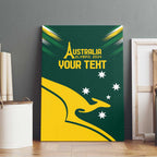 Personalised Australia Go Paris 2024 Canvas Wall Art National Color Ver2