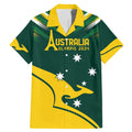 Personalised Australia Go Paris 2024 Family Matching Mermaid Dress and Hawaiian Shirt National Color Ver2