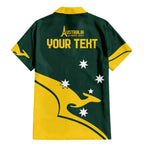 Personalised Australia Go Paris 2024 Family Matching Mermaid Dress and Hawaiian Shirt National Color Ver2