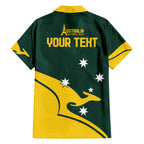 Personalised Australia Go Paris 2024 Family Matching Puletasi and Hawaiian Shirt National Color Ver2