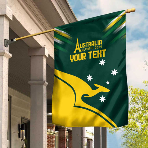 Personalised Australia Go Paris 2024 Garden Flag National Color Ver2