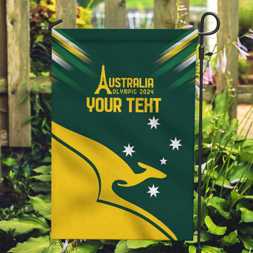 Personalised Australia Go Paris 2024 Garden Flag National Color Ver2