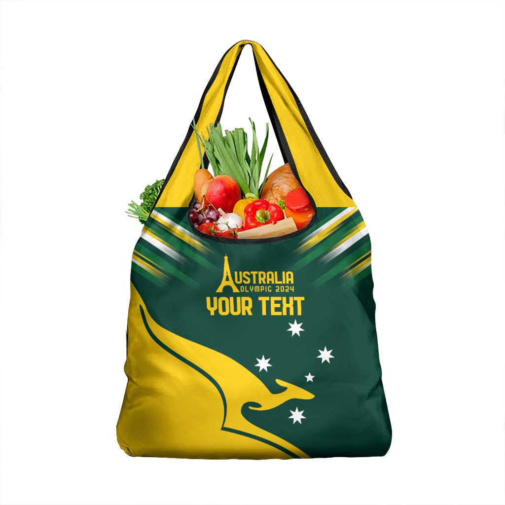 Personalised Australia Go Paris 2024 Grocery Bag National Color Ver2