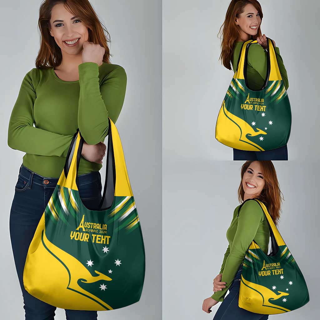 Personalised Australia Go Paris 2024 Grocery Bag National Color Ver2
