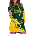 Personalised Australia Go Paris 2024 Hoodie Dress National Color Ver2