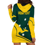 Personalised Australia Go Paris 2024 Hoodie Dress National Color Ver2
