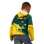 Personalised Australia Go Paris 2024 Kid Hoodie National Color Ver2