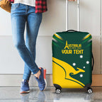 Personalised Australia Go Paris 2024 Luggage Cover National Color Ver2
