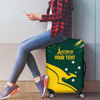 Personalised Australia Go Paris 2024 Luggage Cover National Color Ver2