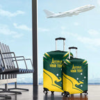 Personalised Australia Go Paris 2024 Luggage Cover National Color Ver2