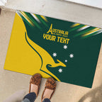 Personalised Australia Go Paris 2024 Rubber Doormat National Color Ver2