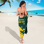 Personalised Australia Go Paris 2024 Sarong National Color Ver2