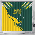 Personalised Australia Go Paris 2024 Shower Curtain National Color Ver2