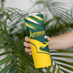 Personalised Australia Go Paris 2024 Skinny Tumbler National Color Ver2