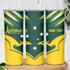 Personalised Australia Go Paris 2024 Skinny Tumbler National Color Ver2