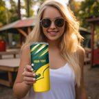 Personalised Australia Go Paris 2024 Skinny Tumbler National Color Ver2