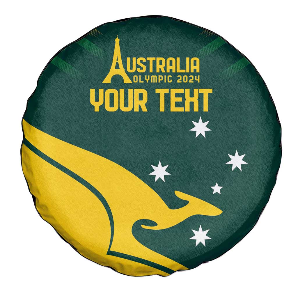 Personalised Australia Go Paris 2024 Spare Tire Cover National Color Ver2