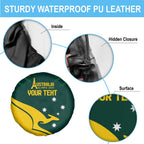 Personalised Australia Go Paris 2024 Spare Tire Cover National Color Ver2