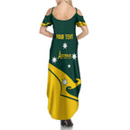 Personalised Australia Go Paris 2024 Summer Maxi Dress National Color Ver2