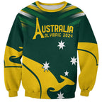 Personalised Australia Go Paris 2024 Sweatshirt National Color Ver2
