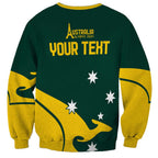 Personalised Australia Go Paris 2024 Sweatshirt National Color Ver2