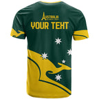 Personalised Australia Go Paris 2024 T Shirt National Color Ver2
