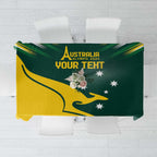 Personalised Australia Go Paris 2024 Tablecloth National Color Ver2