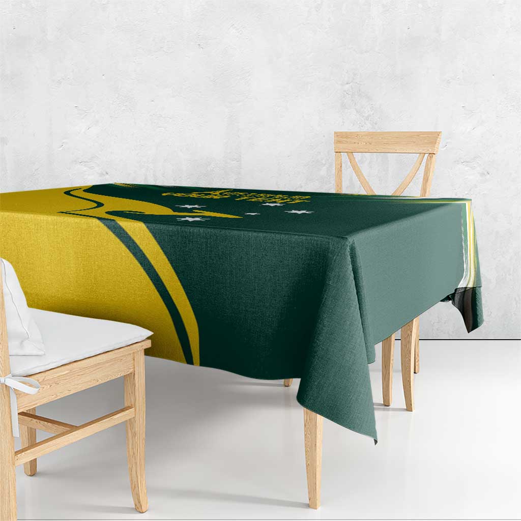 Personalised Australia Go Paris 2024 Tablecloth National Color Ver2