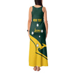 Personalised Australia Go Paris 2024 Tank Maxi Dress National Color Ver2