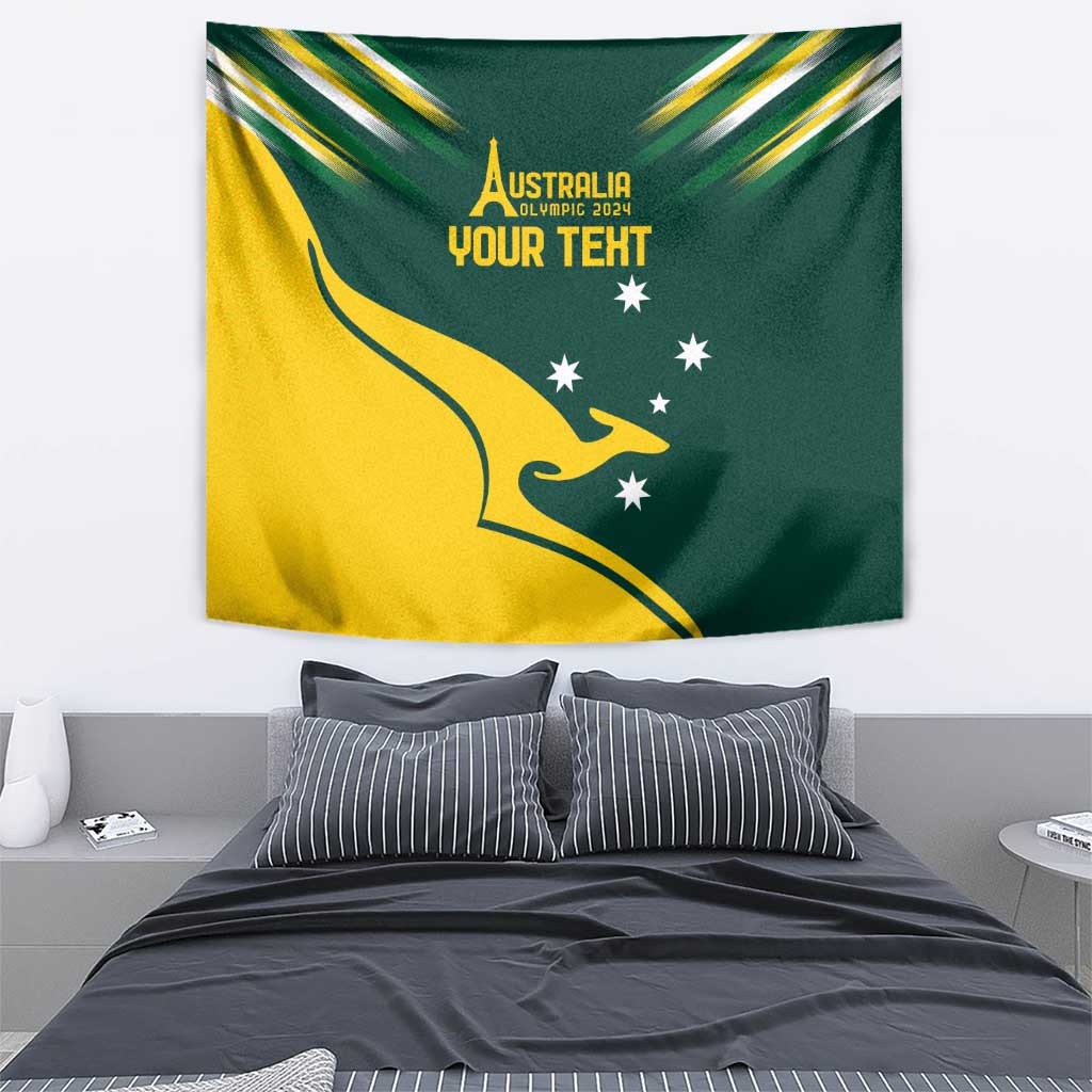 Personalised Australia Go Paris 2024 Tapestry National Color Ver2